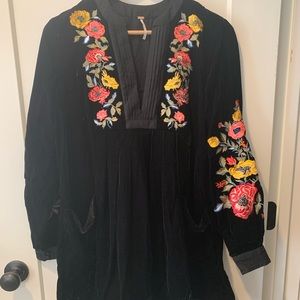 Free People Velvet Mia Dress Size S